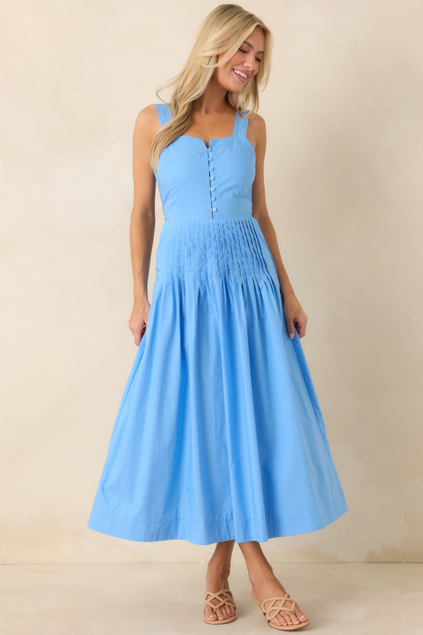 knee length dresses for ladies Women's Cotton Midi Shirt Dress