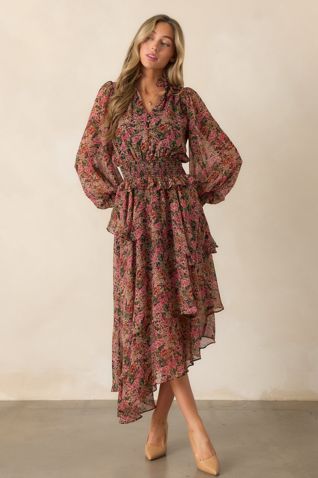 ruffles and roses midi dress Petal and Pup Women's Rori Ruffle Maxi Dress