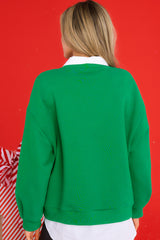 7 Green Leg Lamp Sweatshirt at reddress.com