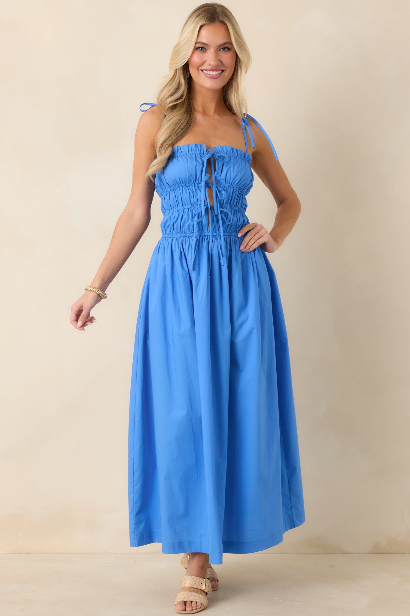 white midi dress with tie straps Made The Right Call Dress, White – Chic Soul