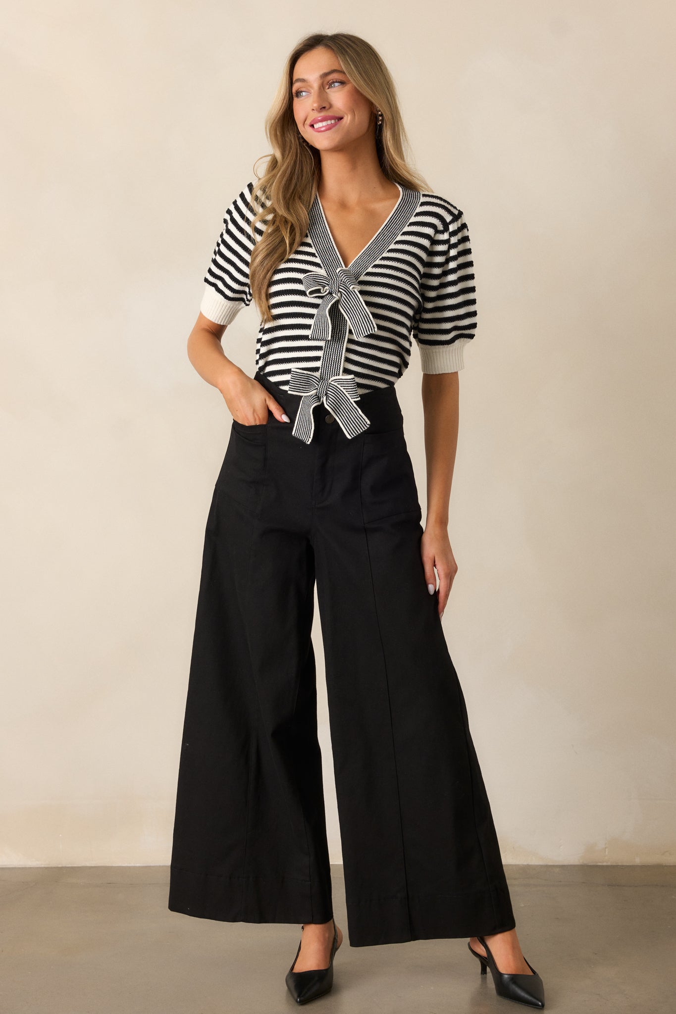 Black Wide Leg Pants