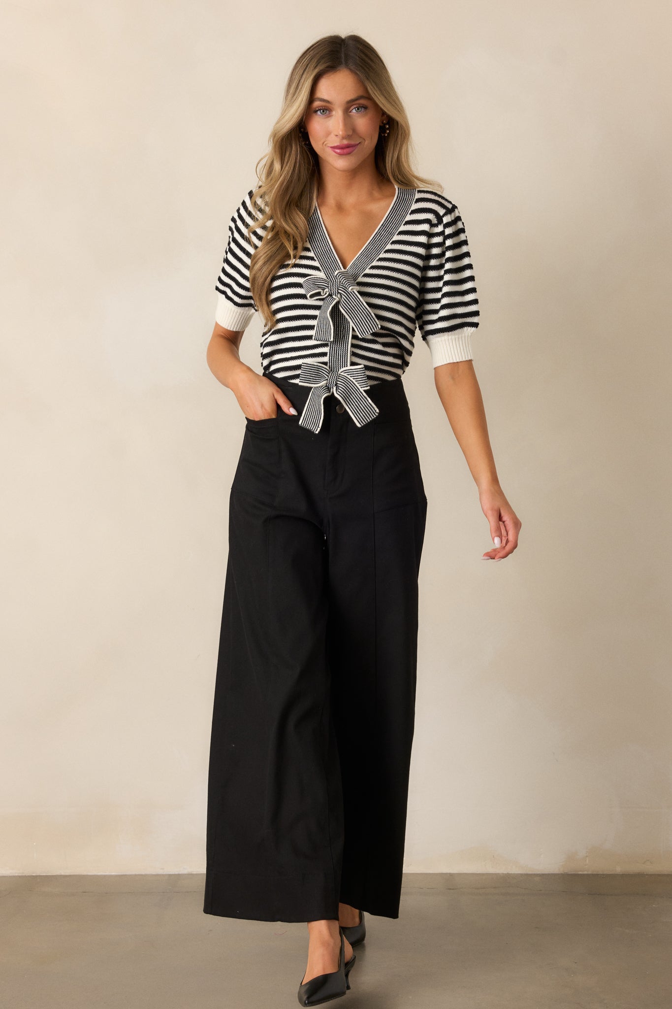 Black Wide Leg Pants