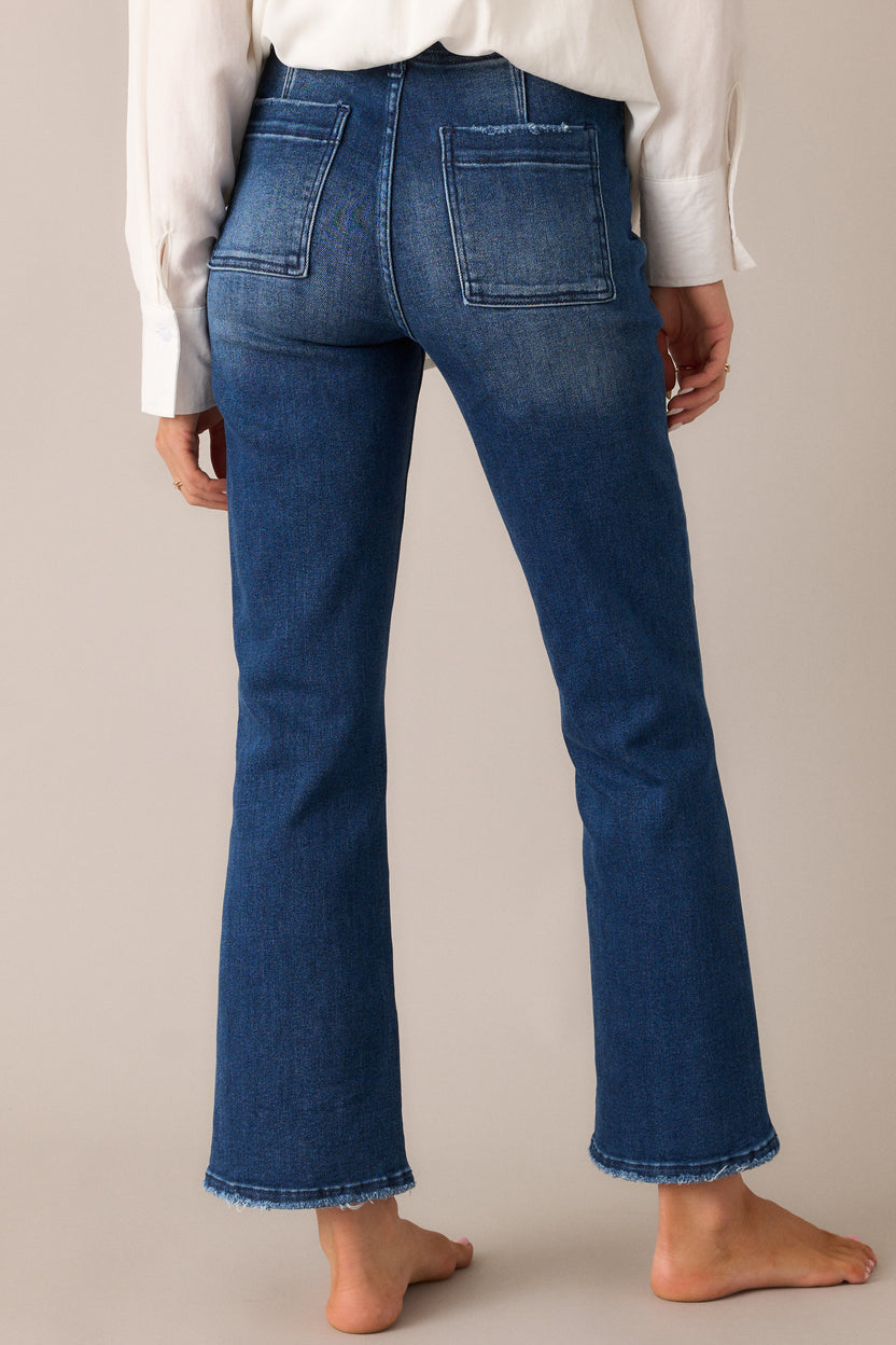 Classic Dark Wash Straight-Leg Jean