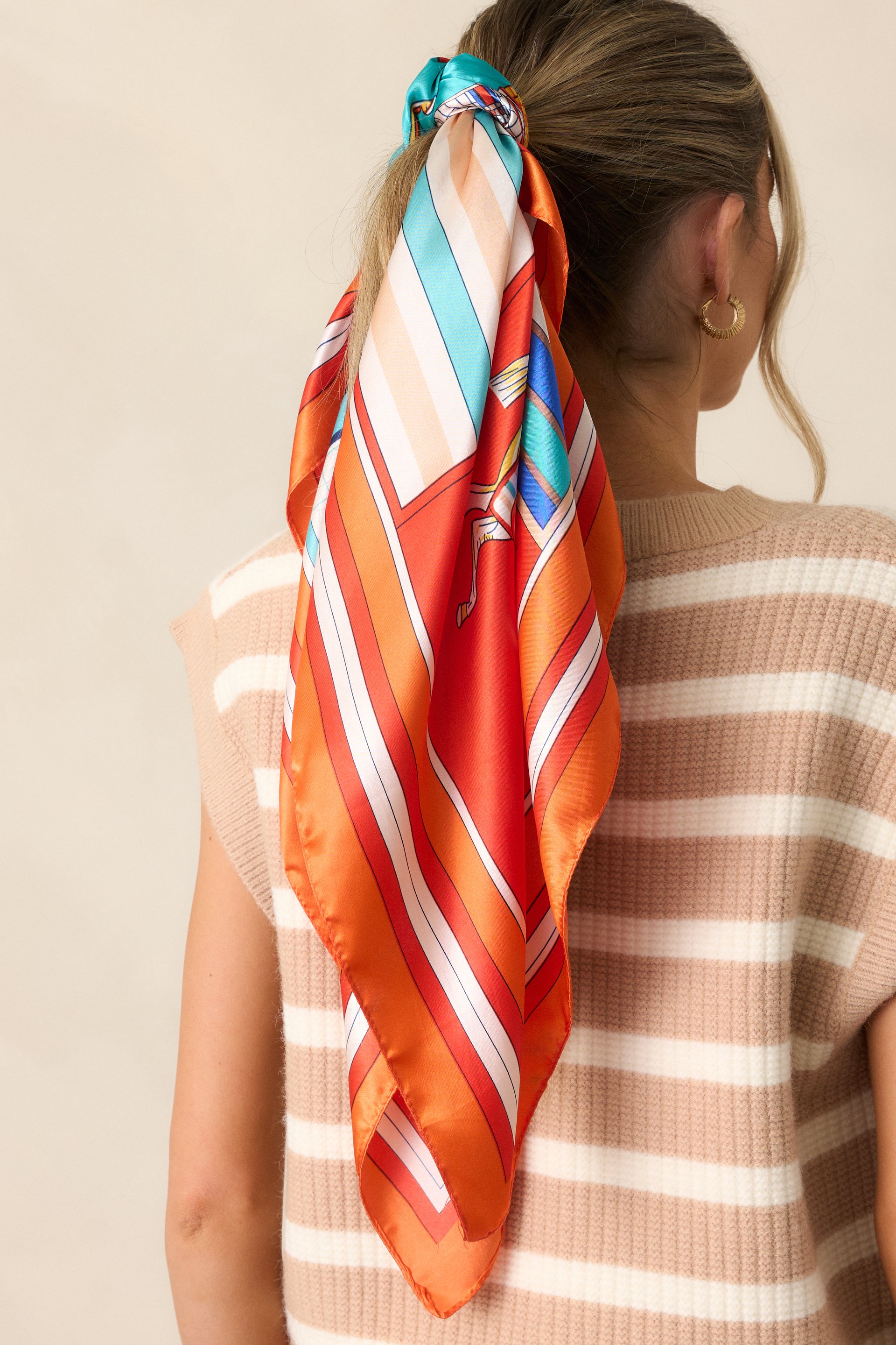 Equestrian charm scarf（2color）