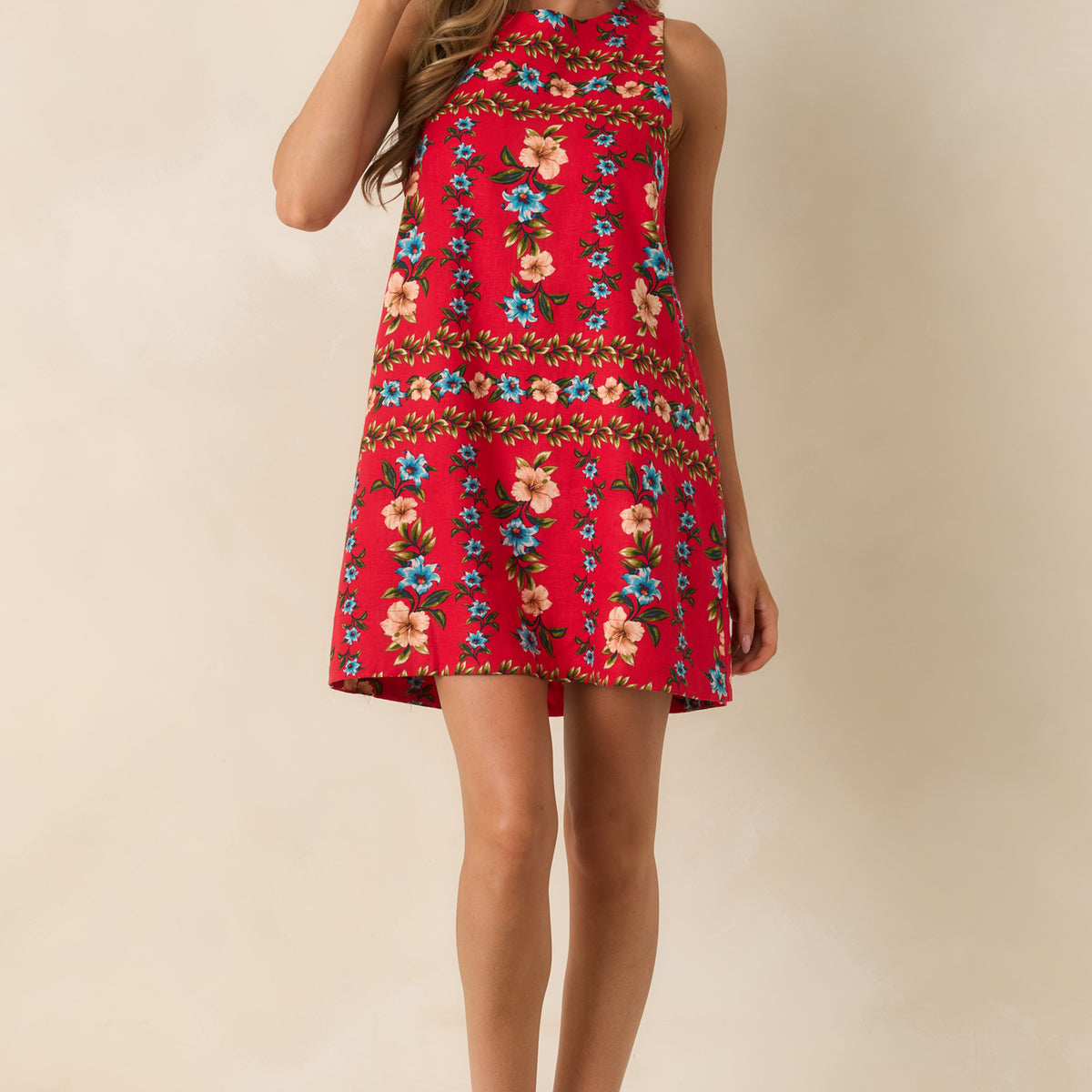 lenny mini dress in lenny floral multi lovers and friends Lovers and Friends Lenny Mini Dress in Lenny Floral Multi