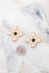 4 Unique Approach Gold And Pearl Earrings at reddress.com