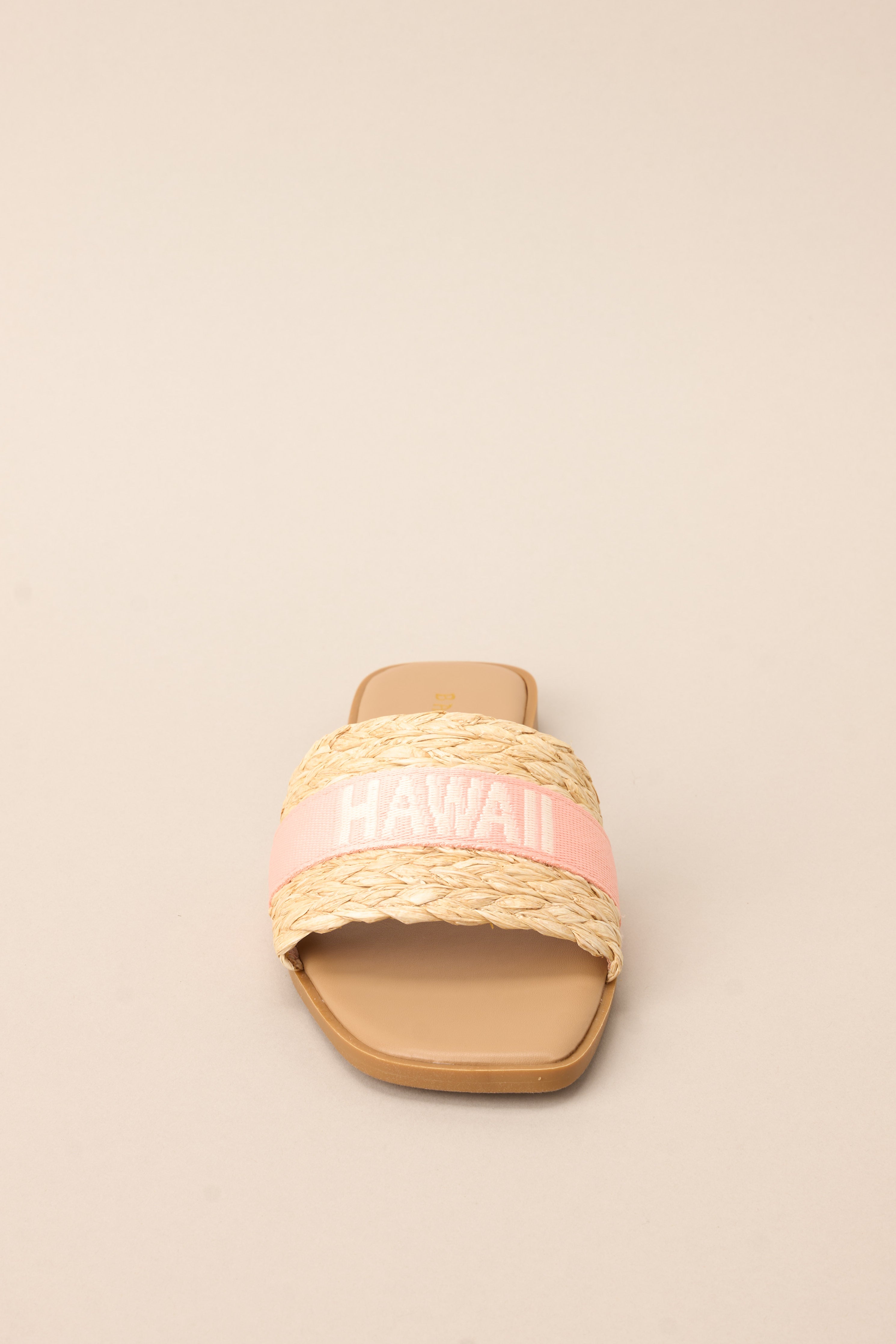 To The Tropics Light Pink Sandals