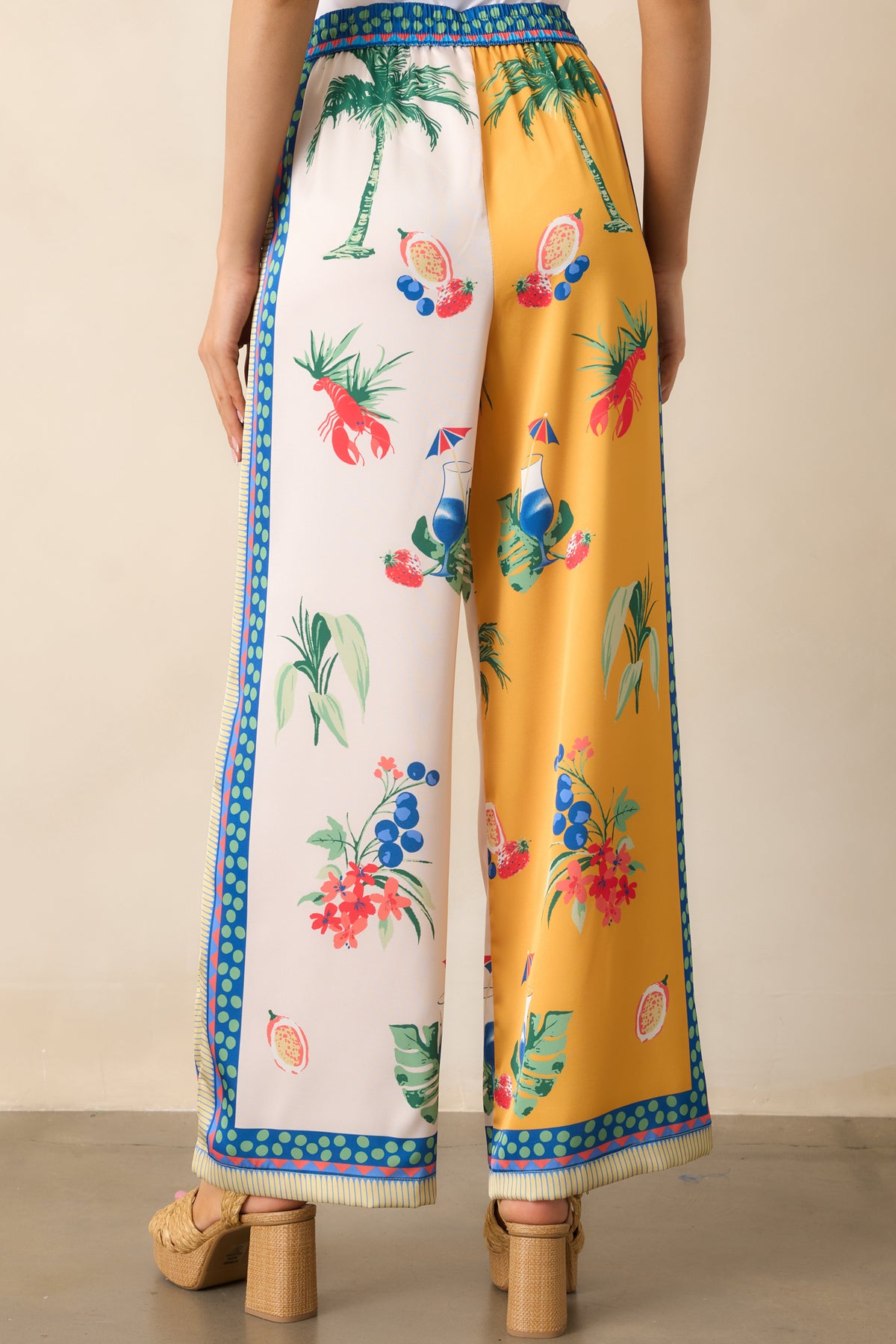 São drawstring pants - butter yellow