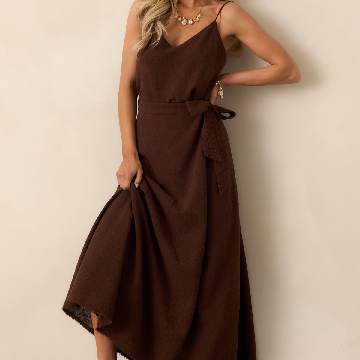 ワンピース BALLANTYNE Women Mid Skirts BLD239 SLI06 73092 235456 BROWN 2-19-25336814_0cd3732c-3236-