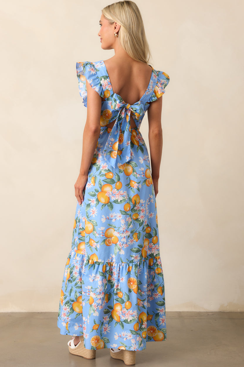 BALLOON CHIC - Lemon Print Dress main image 1