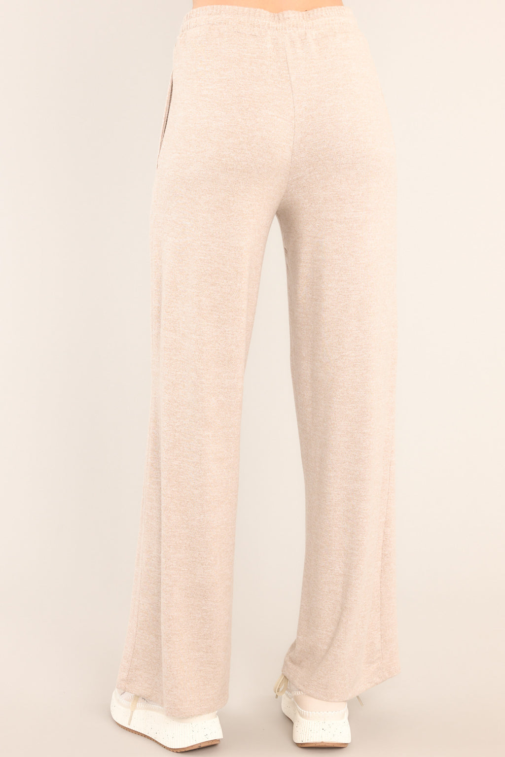 Quality Side Buckle Nice Draping Pants Mocha