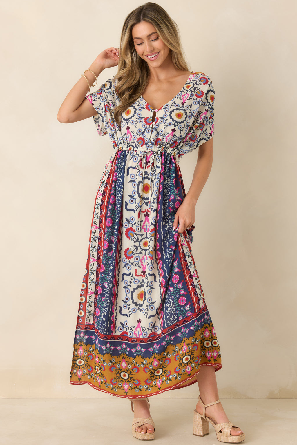 short sleeve maxi dress pattern Lascana Dress female blue Size 36