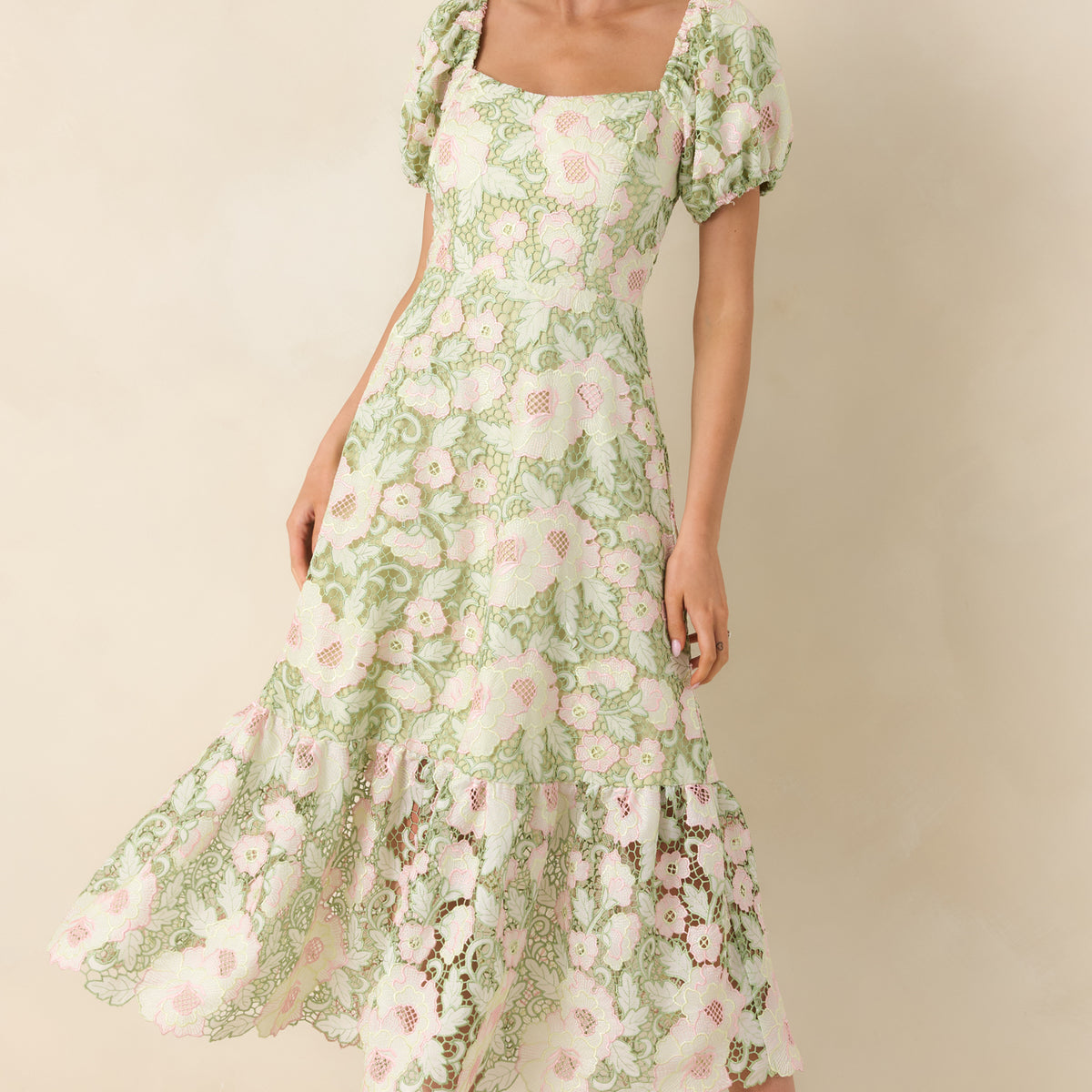 green and red floral dress | & Pink Lace Midi Dress NA-08.05.25AM Color:Royal Sapphire Keira Oversized Collar Dress no return will be