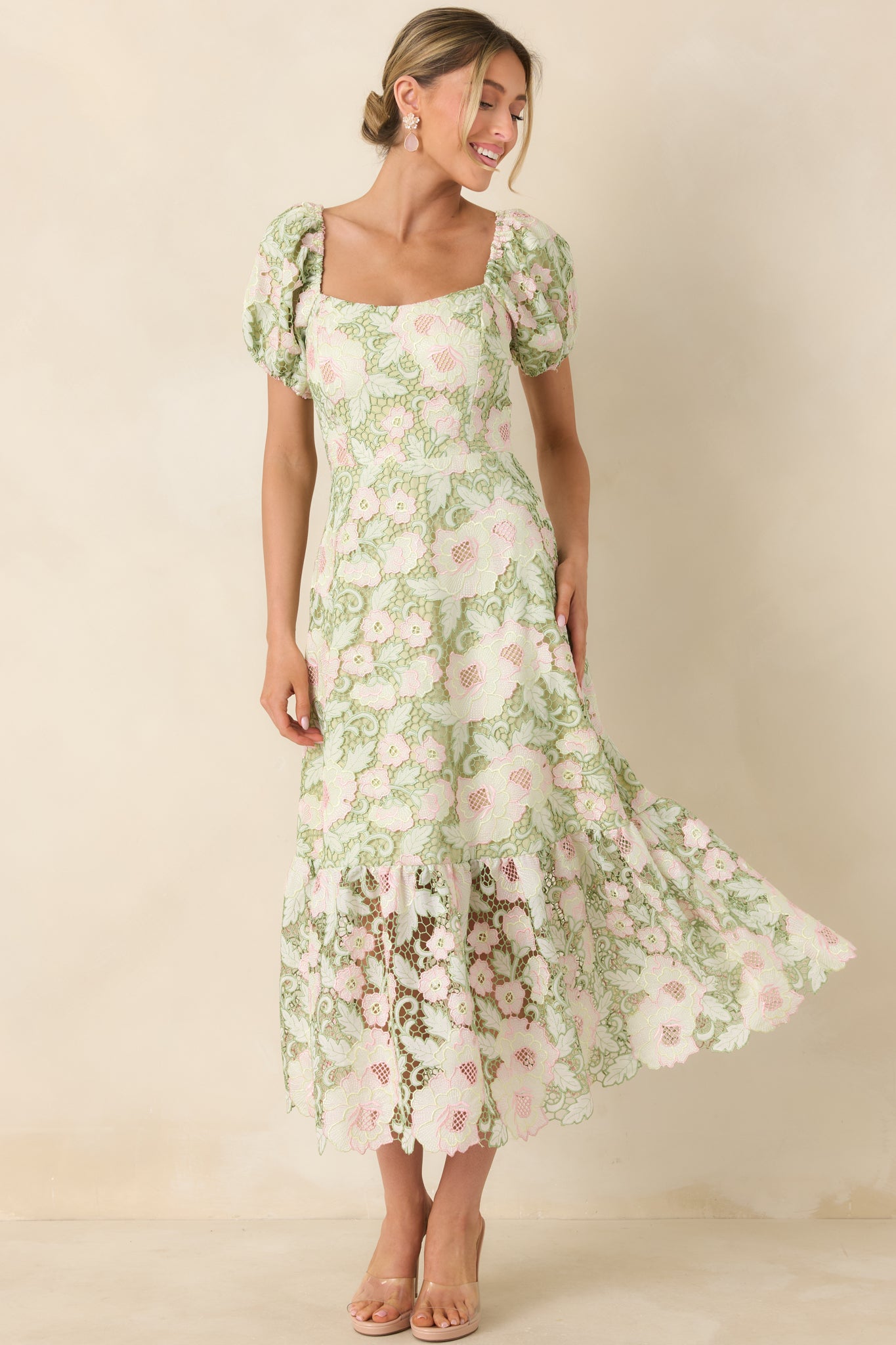 green emerald velvet dress Strapless Floral-print Long Prom Ball Gown Multi / 6