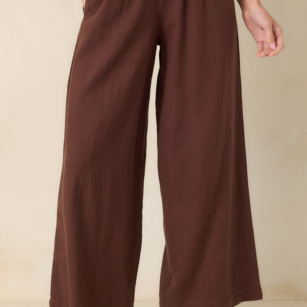 Z Supply Chocolate Brown Scout Linen Pants | Red Dress