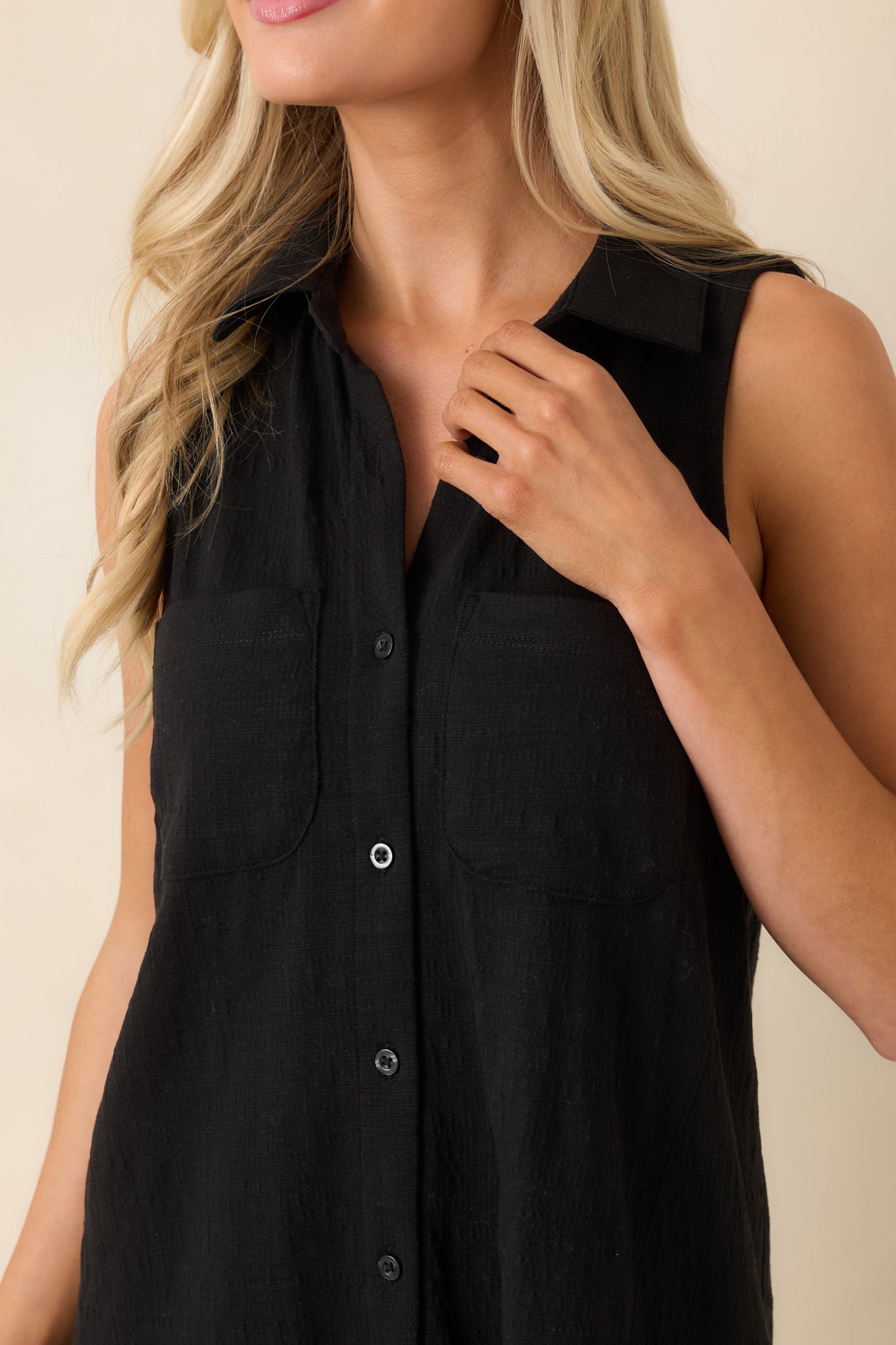 mini black shirt dress women Women's New Light Black Textured Shirt Mini Dress | Size: Xs