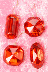1 Precious Jewels Red Ornament Set at reddress.com