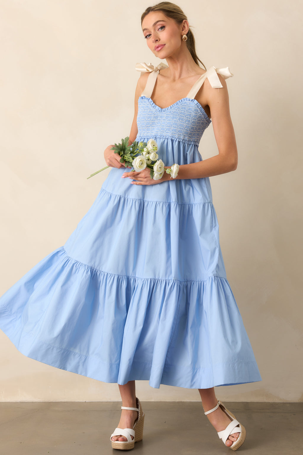 100% Cotton Light Blue Maxi Dress - All Dresses | Red Dress 100% Cotton Light Blue Maxi Dress - All Dresses | Red Dress