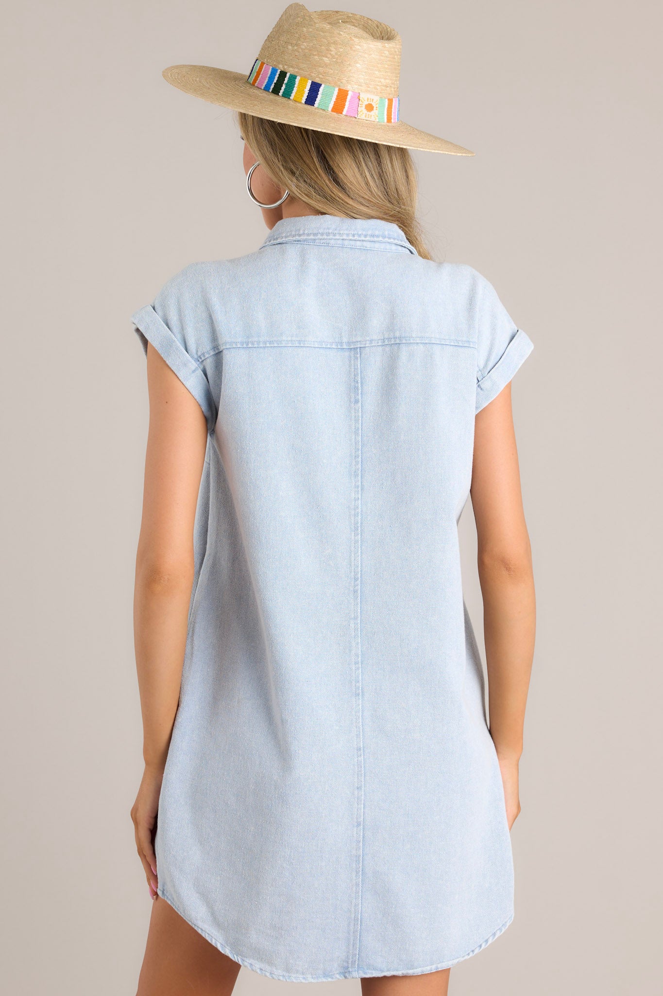 The Capri Button-Front Mini Dress