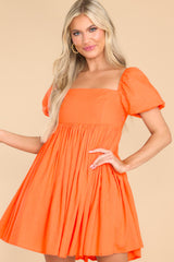 8 Will Not Be Forgotten Tangerine Dress at reddress.com