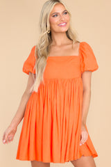 5 Will Not Be Forgotten Tangerine Dress at reddress.com