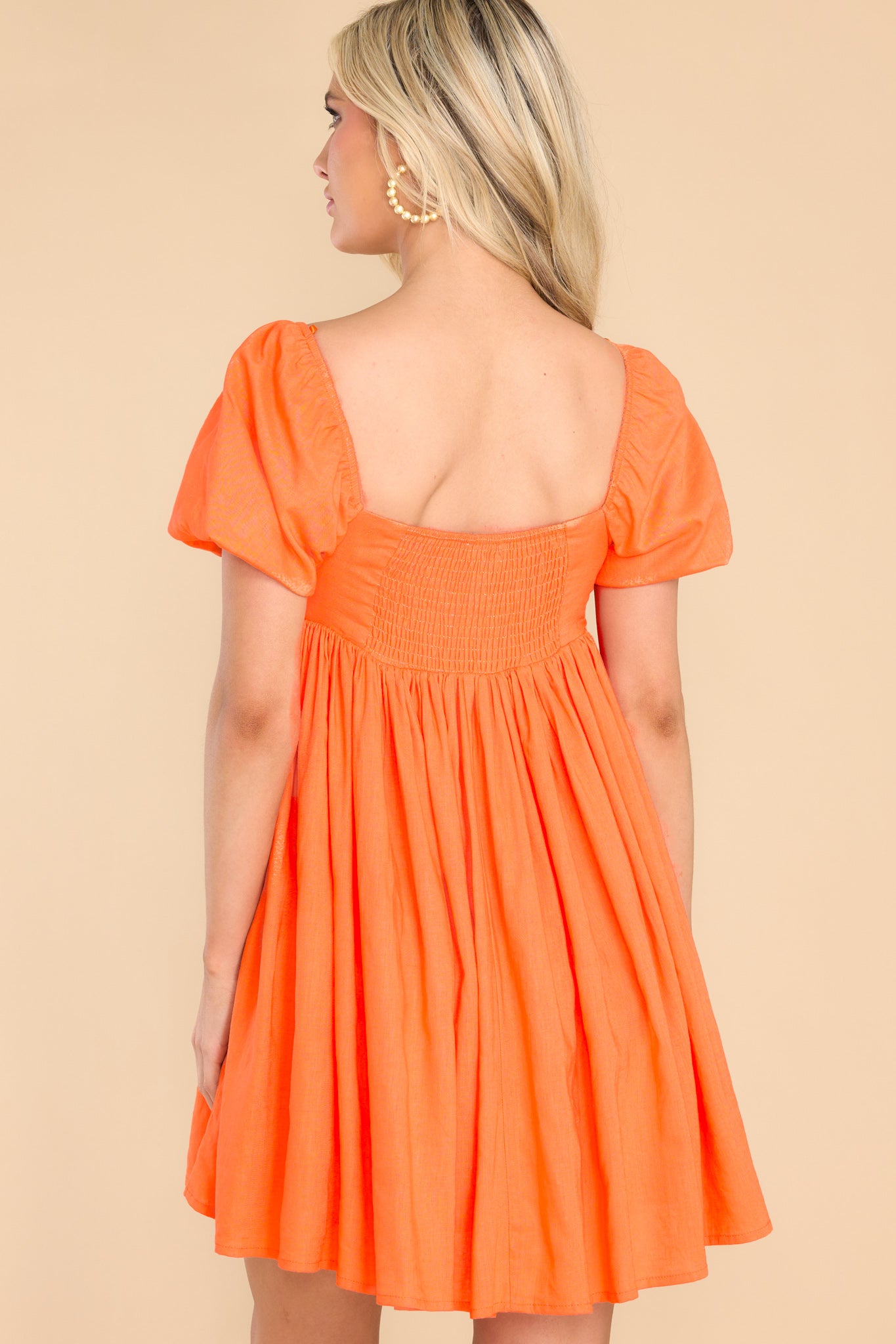 9 Will Not Be Forgotten Tangerine Dress at reddress.com