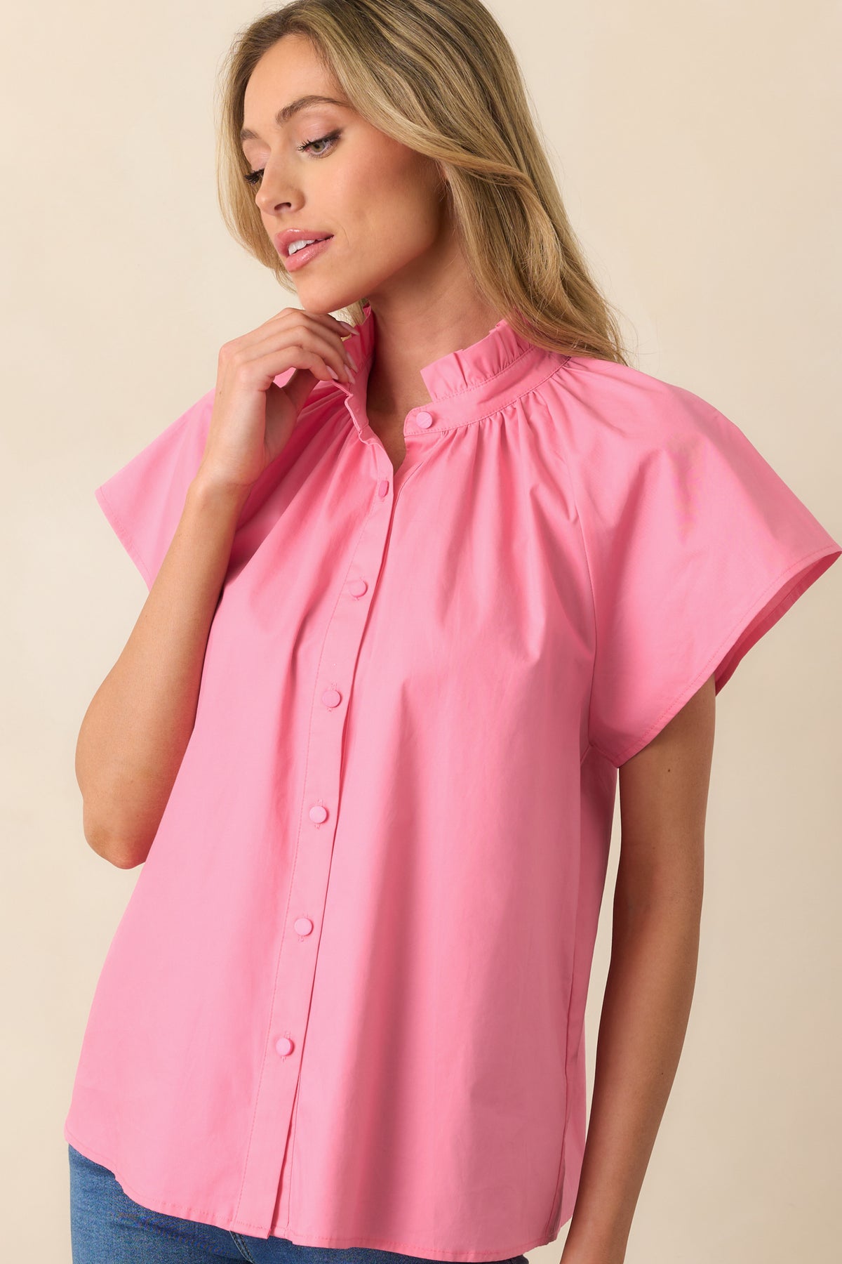 Conessa Top in Light Pink Floral