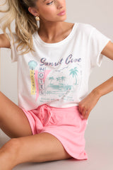 Z-Supply Sunset Cove White Shell Tee
