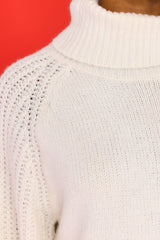 2 Be Better Ivory Sweater at reddress.com