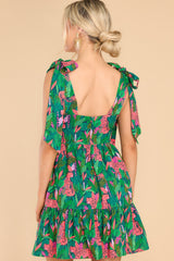 13 Wild Without Worry Green Multi Print Dress at reddress.com