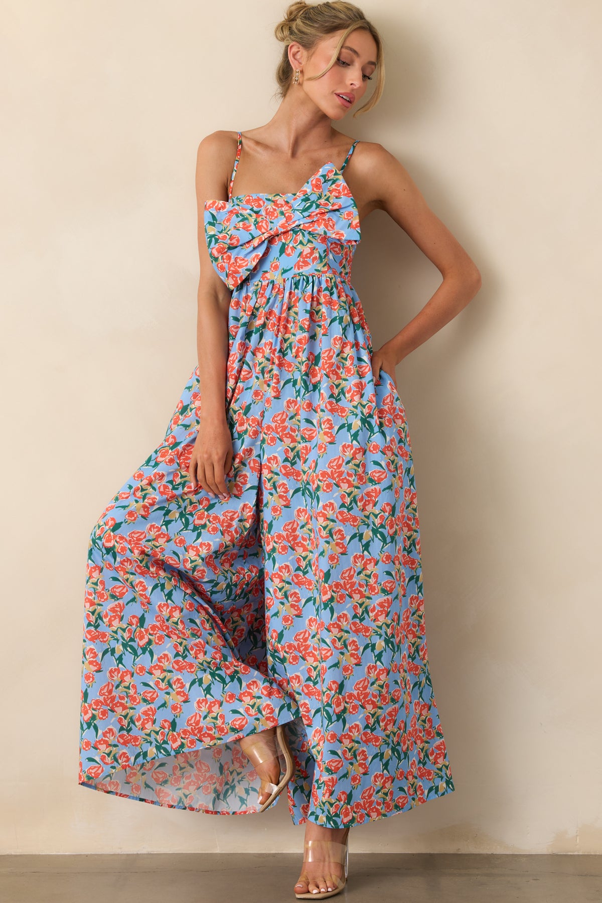 The Amelise Bow Front Jumpsuit