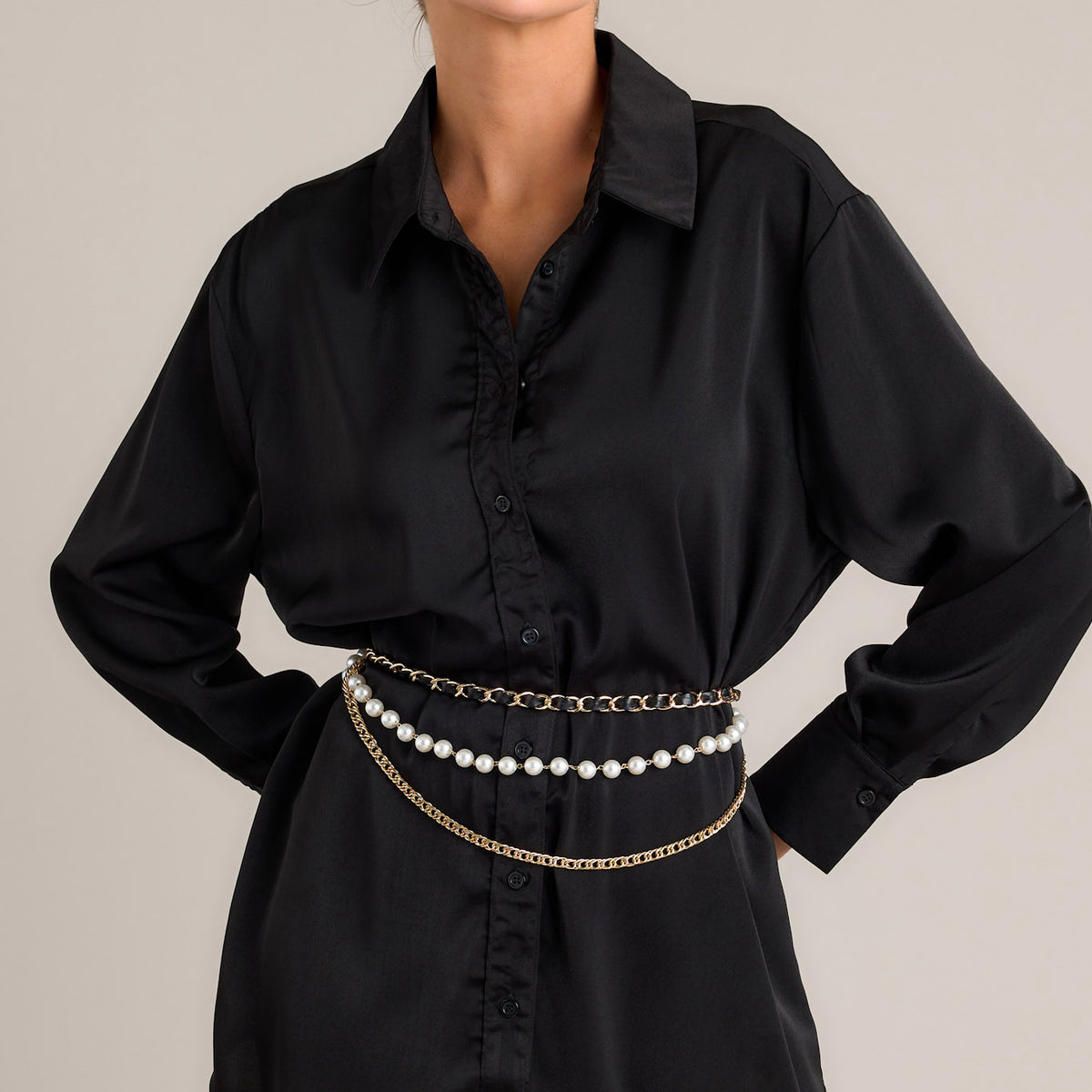 Black Long Sleeve Button Down Tunic - All Dresses Black Long Sleeve Button Down Tunic - All Dresses