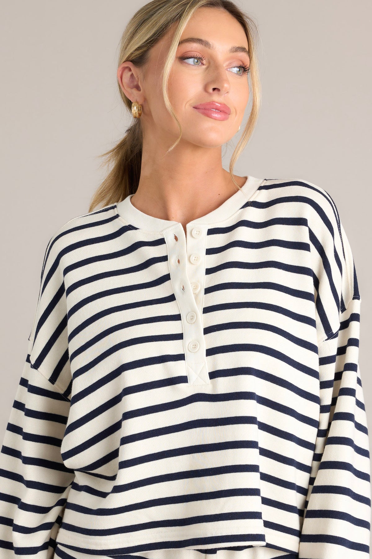 100% cotton navy stripe button shirt ... s ,,, main image 0