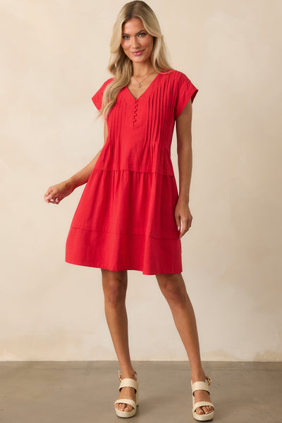 red dress t shirt 1431GD