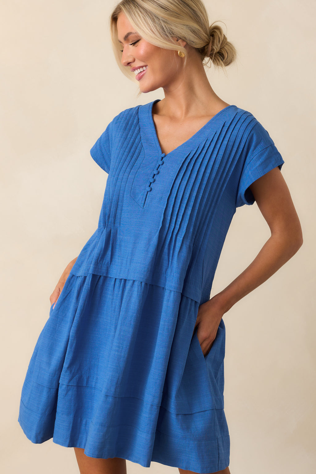 blue dress for baby girl Chanel Vintage CC Logo Cobalt Blue Silk Cotton Knit Dress – Amarcord  Vintage Fashion