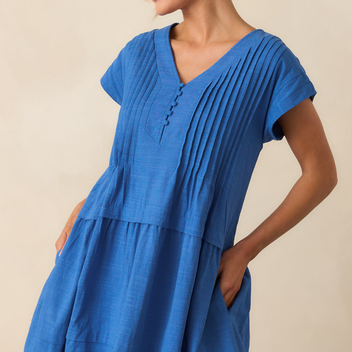 blue dress t shirt Cobalt Cotton Mini - T-Shirt Dresses the Timeless T Trend::Tropical navy blue homecoming dress Shoe Size:UK 3 - EU 36 - US 5