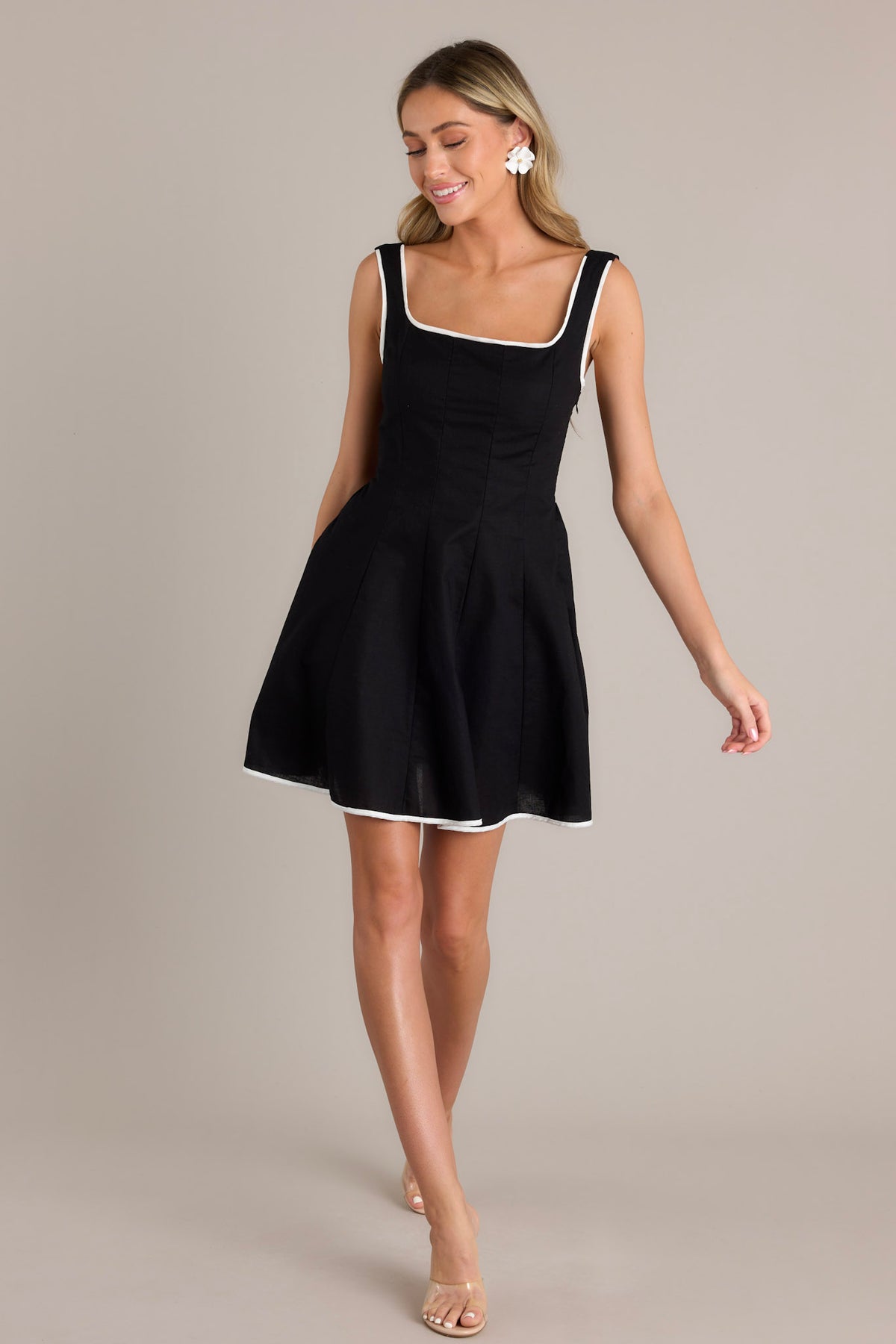 COTTON MINI DRESS main image 0