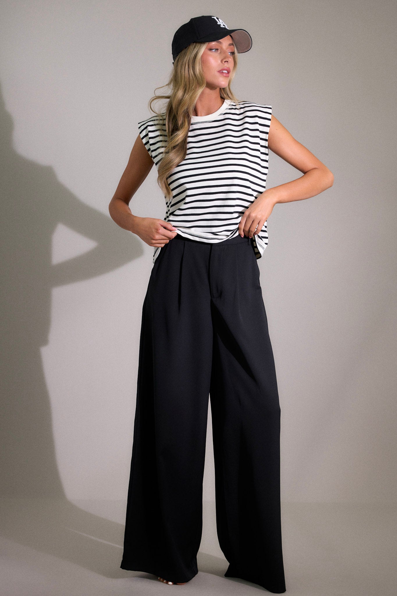 Formal Active Waist Black Dress Pant main image 1