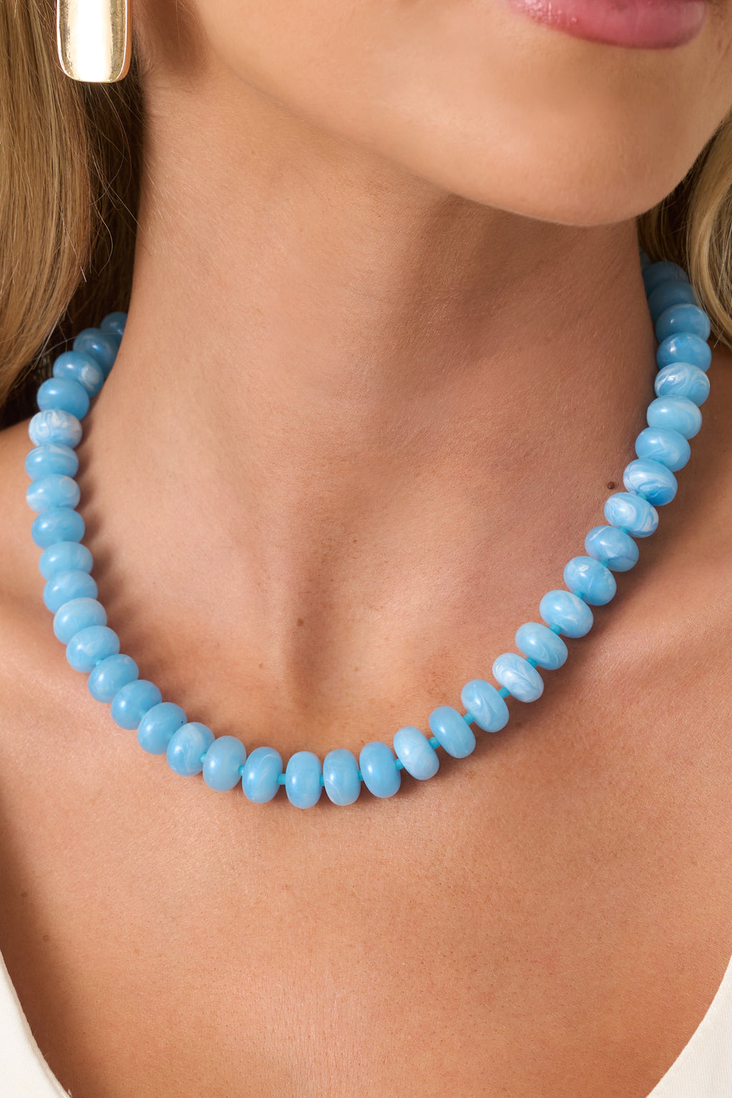 blue dress necklace Blue Dress Necklace