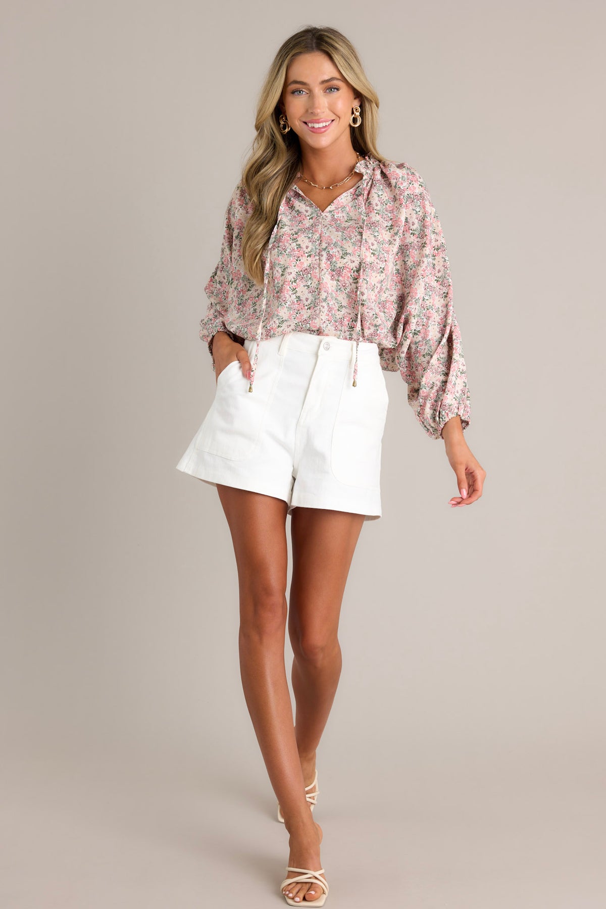 White collar short denim dress