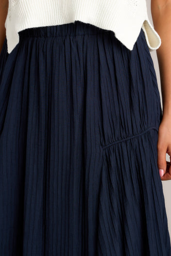 Neo Navy Maxi Skirt main image 0