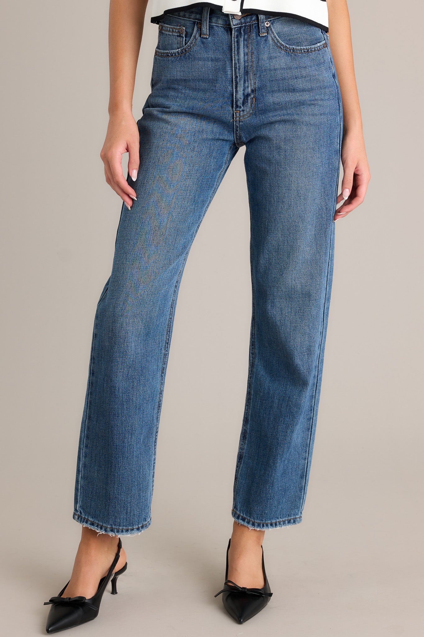 Valerie Mom Jeans- Medium Wash main image 1