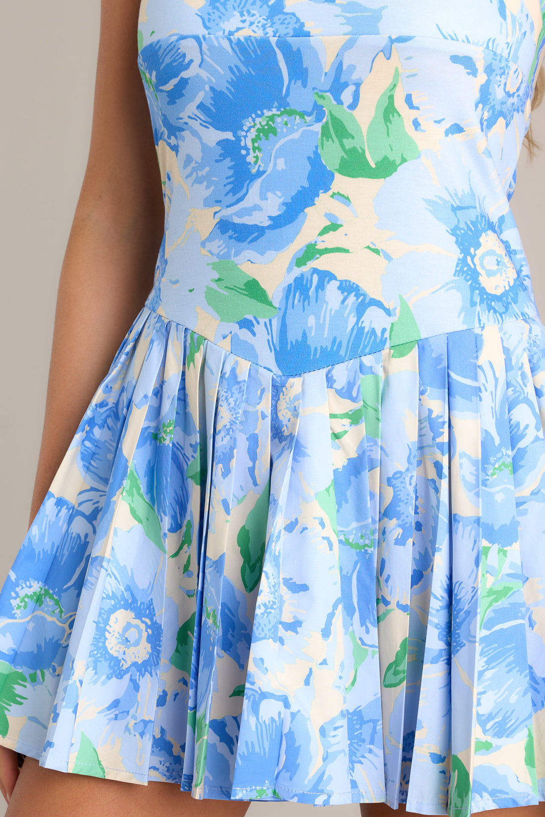 Red Floral Ethnic Style Maxi Dress main image 0
