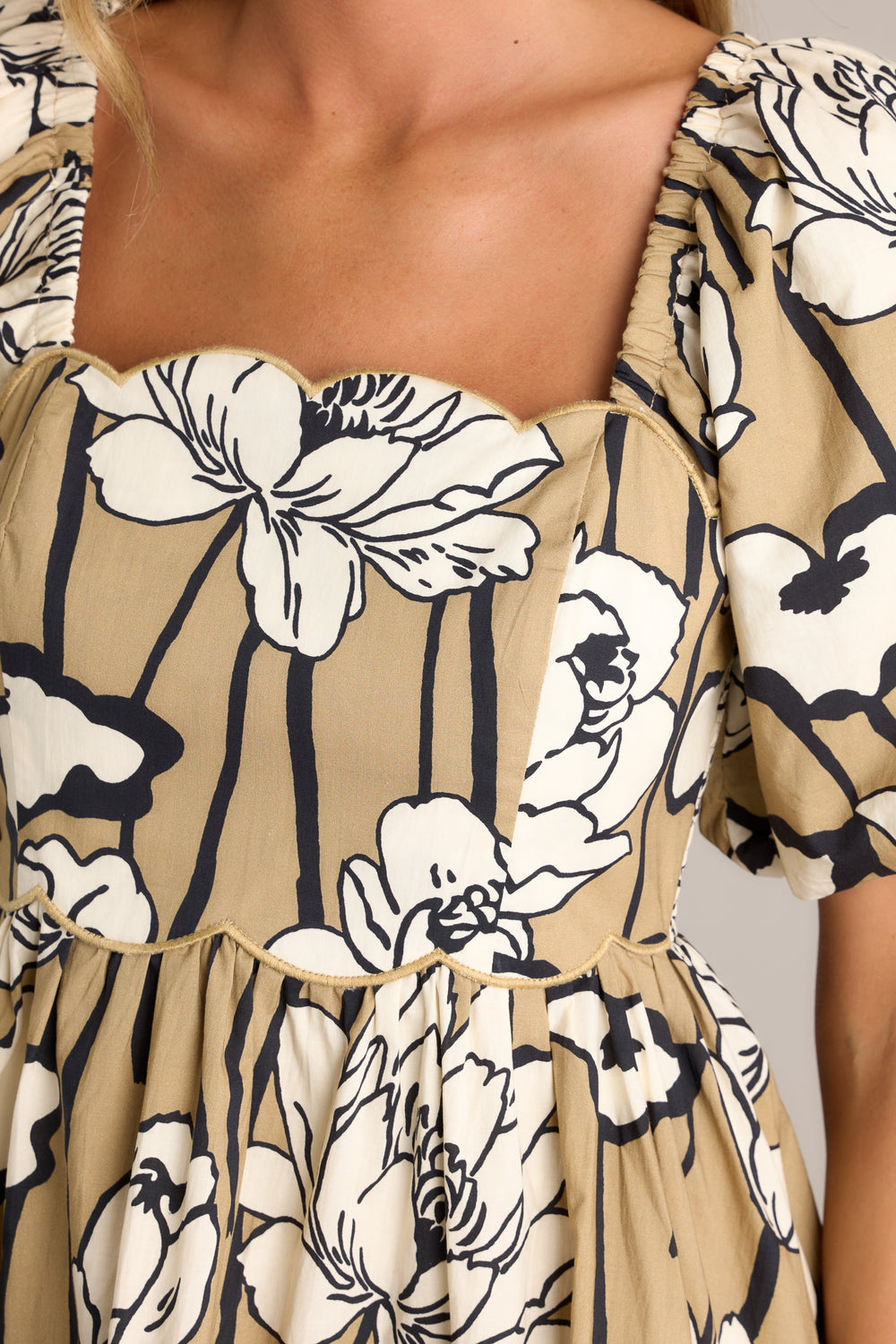 Women Summer Red Floral Maxi Dress