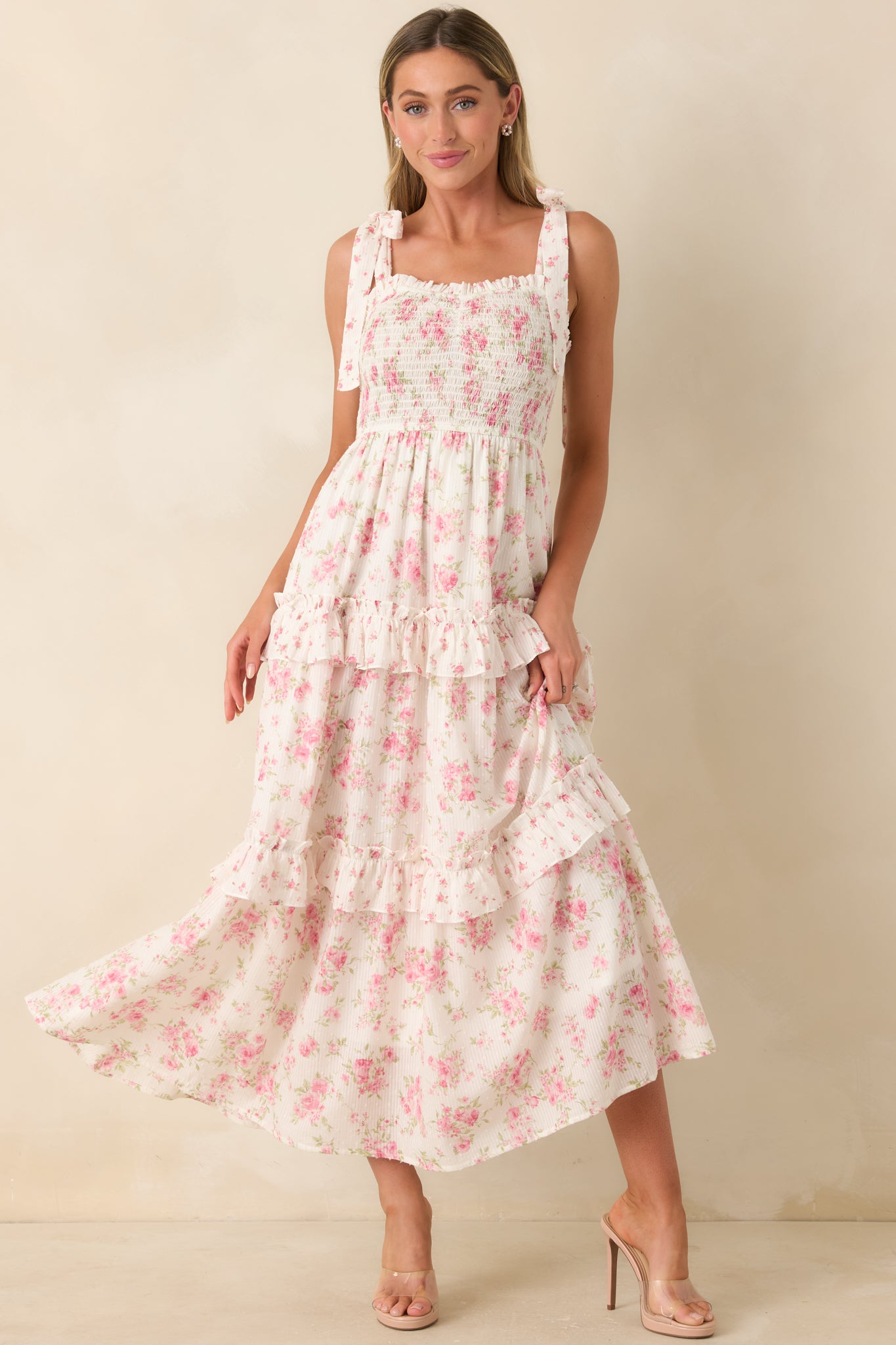 strapless open back dress Pink Puffy Quinceanera Dress Ball Gown,Pink Sweet 16 Dress Y6053 –  Simplepromdress