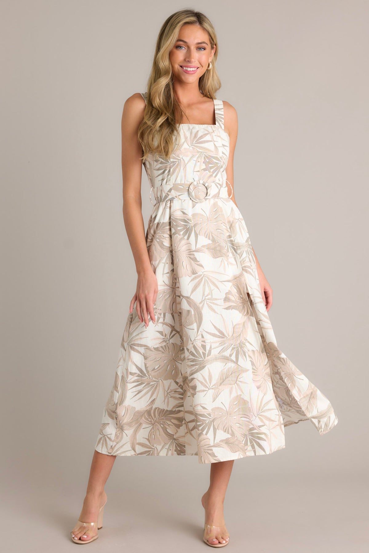 Womens Printed Resort Maxi Dress