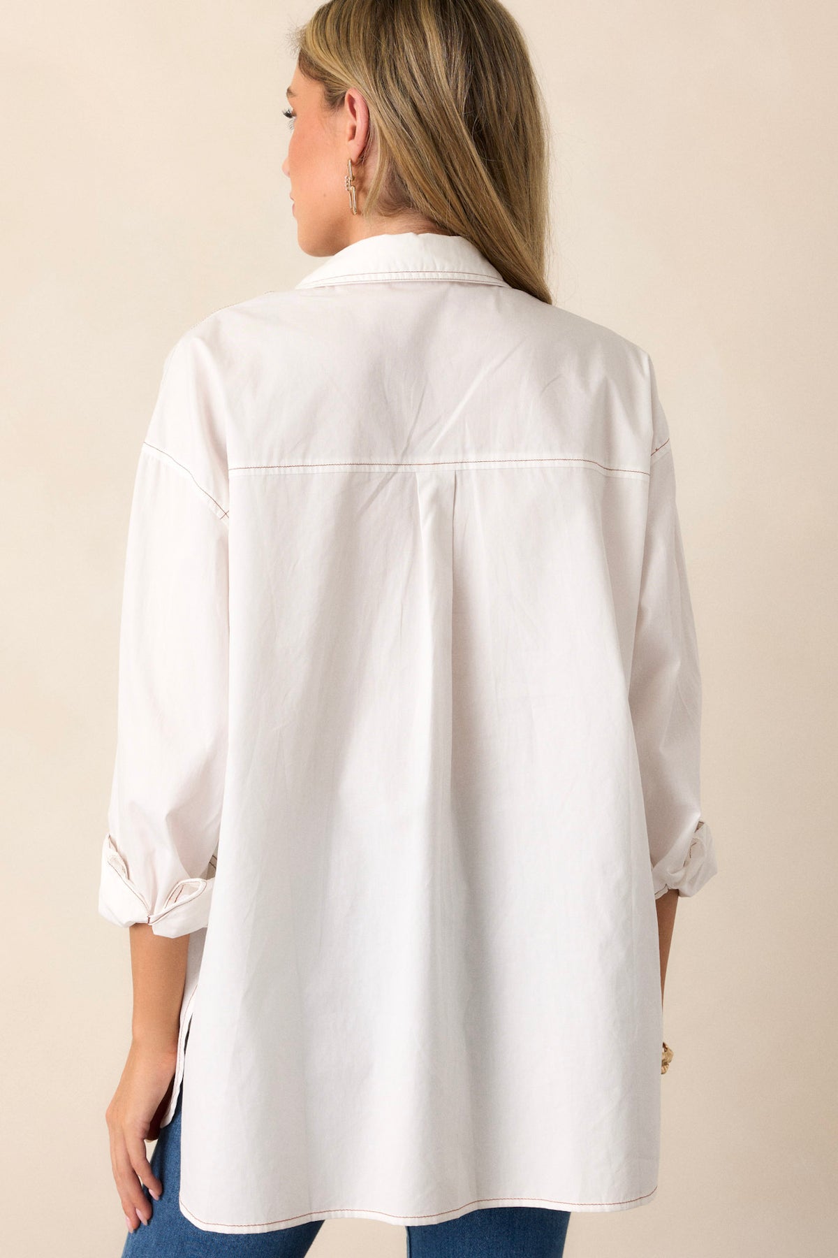 ROP-RPW2506 IVORY BUTTON TOP main image 1
