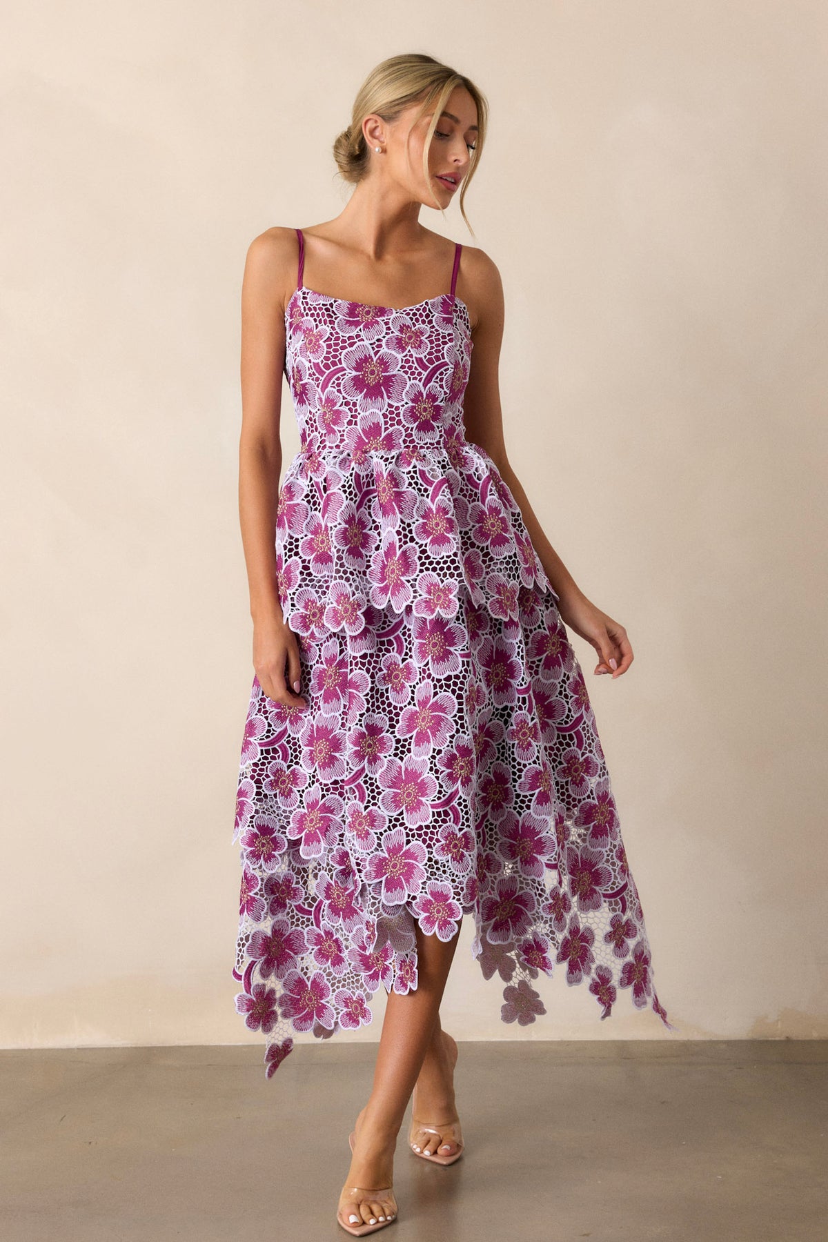 Plumeria Midi Dress