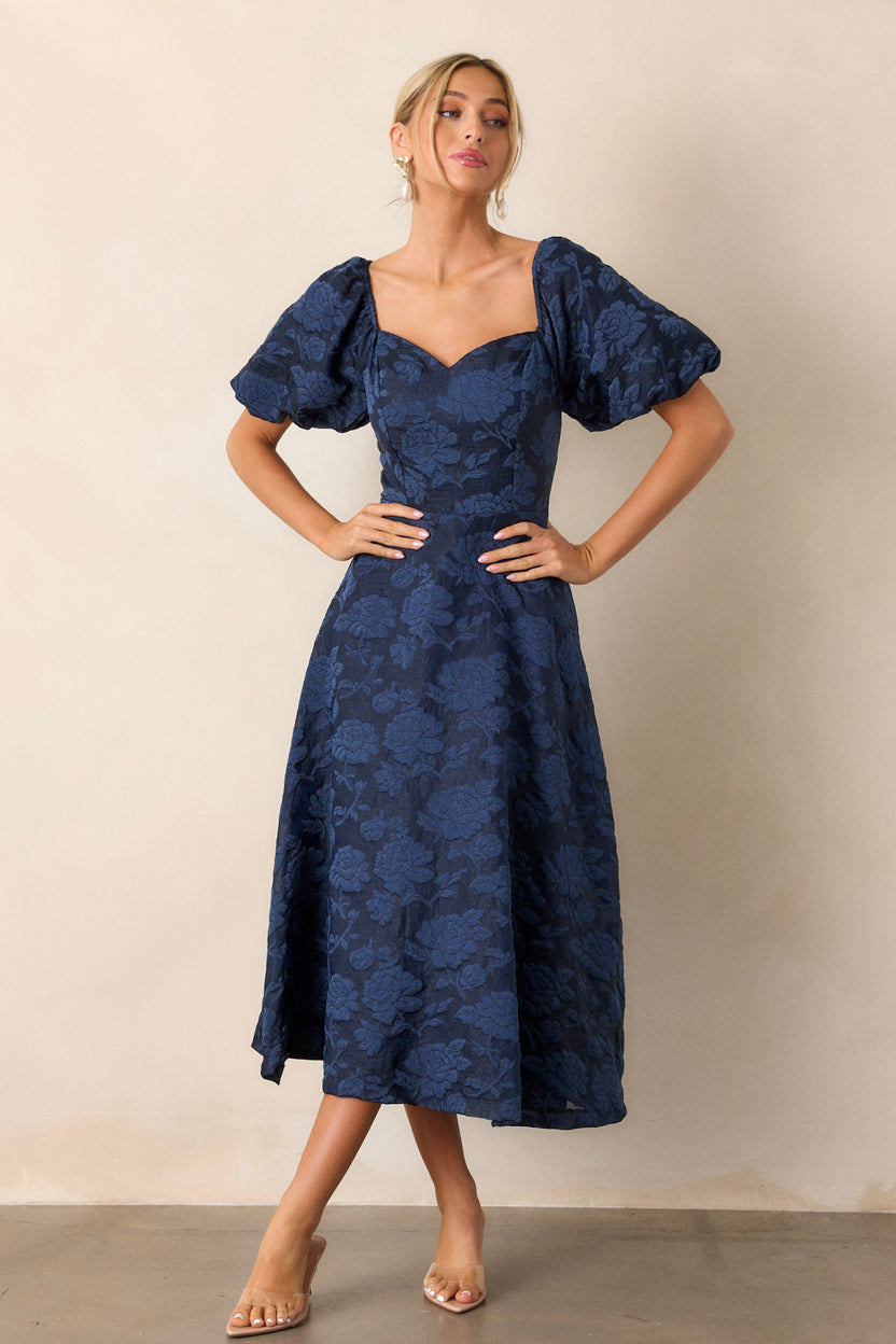 Samui Blooms Jacquard Midi Vest Dress main image 1