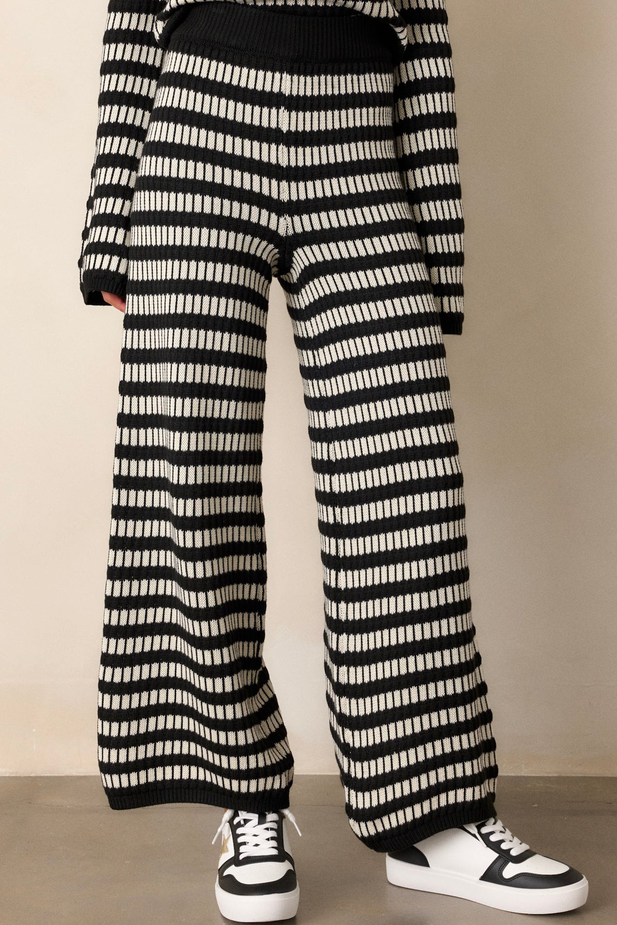 Ribbed Lounge Pants, Ivory